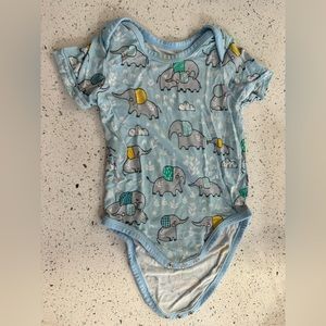 Little Sleepies 6-12 Elephants Body Suit